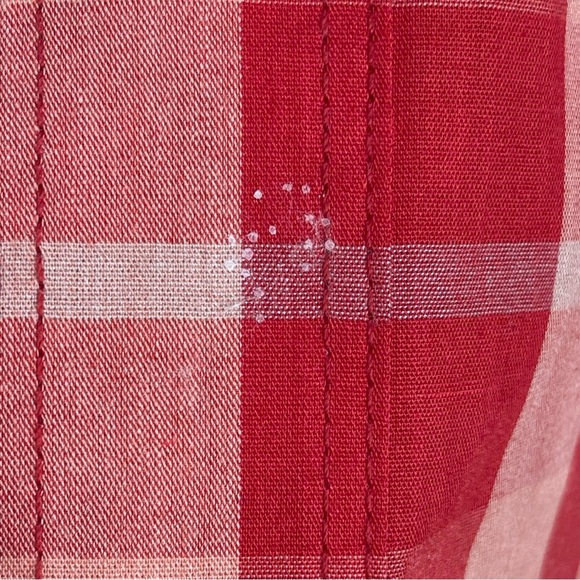 Calvin Klein Jeans Casual Button Down Red Plaid Shirt XL 18-20 New With Tags - Picture 5 of 6